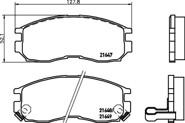 Magneti Marelli 600000098790 - Bremžu uzliku kompl., Disku bremzes ps1.lv