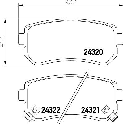 Cobreq N-1259 - Bremžu uzliku kompl., Disku bremzes ps1.lv