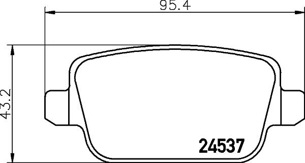 Cobreq N-868 - Bremžu uzliku kompl., Disku bremzes ps1.lv