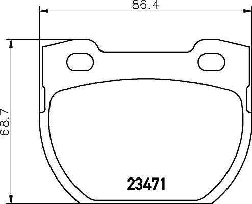 Cobreq N-867 - Bremžu uzliku kompl., Disku bremzes ps1.lv