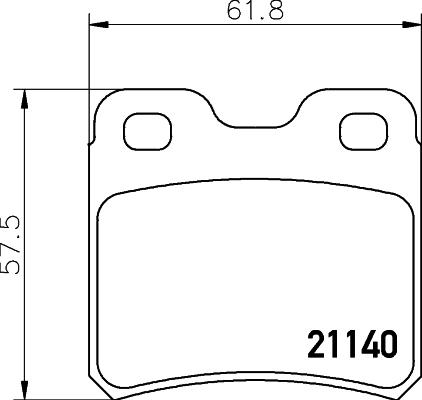 Cobreq N-326 - Bremžu uzliku kompl., Disku bremzes ps1.lv