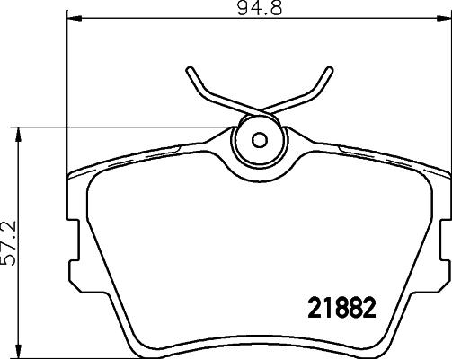 Cobreq N-265 - Bremžu uzliku kompl., Disku bremzes ps1.lv