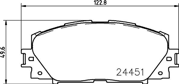 Cobreq N-2048 - Bremžu uzliku kompl., Disku bremzes ps1.lv