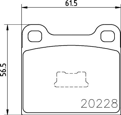 Cobreq N-207 - Bremžu uzliku kompl., Disku bremzes ps1.lv