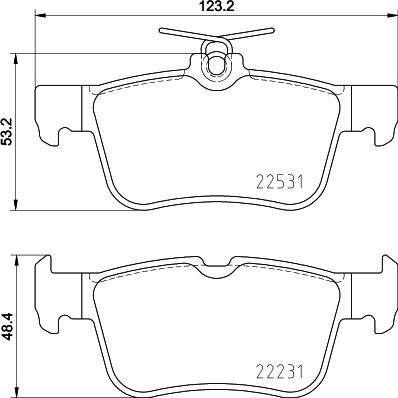 Cobreq N-2115 - Bremžu uzliku kompl., Disku bremzes ps1.lv