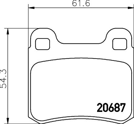 Cobreq N-724 - Bremžu uzliku kompl., Disku bremzes ps1.lv