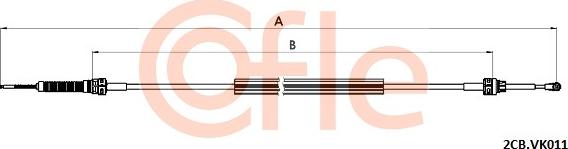 Cofle 92.2CB.VK011 - Trose, Mehāniskā pārnesumkārba ps1.lv