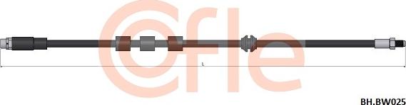 Cofle 92.BH.BW025 - Bremžu šļūtene ps1.lv