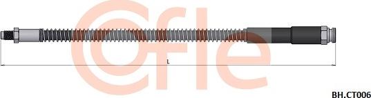 Cofle 92.BH.CT006 - Bremžu šļūtene ps1.lv