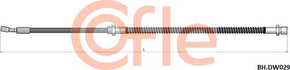 Cofle 92.BH.DW029 - Bremžu šļūtene ps1.lv