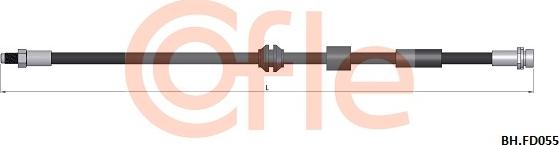 Cofle 92.BH.FD055 - Bremžu šļūtene ps1.lv
