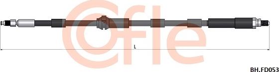 Cofle 92.BH.FD053 - Bremžu šļūtene ps1.lv
