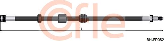 Cofle 92.BH.FD082 - Bremžu šļūtene ps1.lv