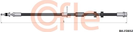 Cofle 92.BH.FD032 - Bremžu šļūtene ps1.lv