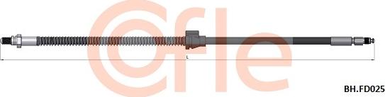 Cofle 92.BH.FD025 - Bremžu šļūtene ps1.lv
