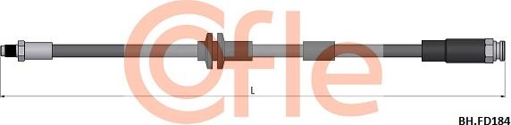 Cofle 92.BH.FD184 - Bremžu šļūtene ps1.lv