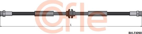 Cofle 92.BH.FI090 - Bremžu šļūtene ps1.lv