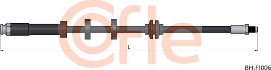 Cofle 92.BH.FI006 - Bremžu šļūtene ps1.lv
