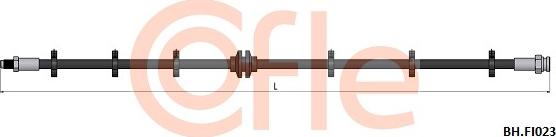 Cofle 92.BH.FI023 - Bremžu šļūtene ps1.lv