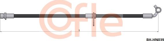 Cofle 92.BH.HN039 - Bremžu šļūtene ps1.lv