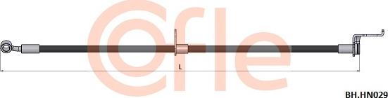 Cofle 92.BH.HN029 - Bremžu šļūtene ps1.lv