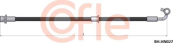 Cofle 92.BH.HN027 - Bremžu šļūtene ps1.lv
