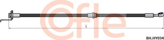Cofle 92.BH.HY034 - Bremžu šļūtene ps1.lv