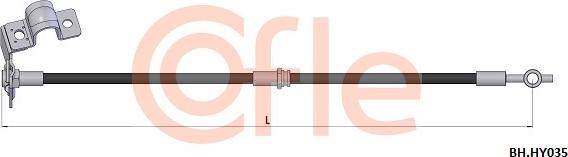 Cofle 92.BH.HY035 - Bremžu šļūtene ps1.lv