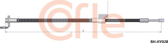 Cofle 92.BH.HY028 - Bremžu šļūtene ps1.lv