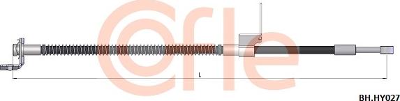 Cofle 92.BH.HY027 - Bremžu šļūtene ps1.lv