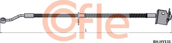 Cofle 92.BH.HY131 - Bremžu šļūtene ps1.lv