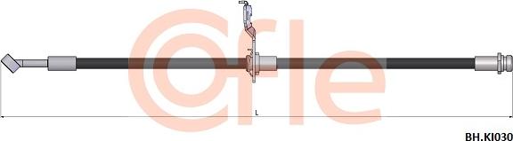 Cofle 92.BH.KI030 - Bremžu šļūtene ps1.lv