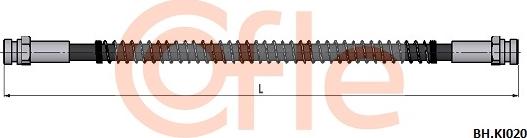 Cofle 92.BH.KI020 - Bremžu šļūtene ps1.lv