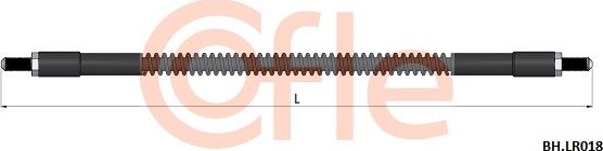 Cofle 92.BH.LR018 - Bremžu šļūtene ps1.lv