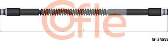 Cofle 92.BH.LR033 - Bremžu šļūtene ps1.lv