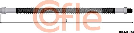 Cofle 92.BH.ME034 - Bremžu šļūtene ps1.lv