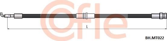 Cofle 92.BH.MT022 - Bremžu šļūtene ps1.lv