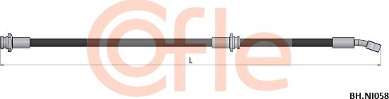 Cofle 92.BH.NI058 - Bremžu šļūtene ps1.lv