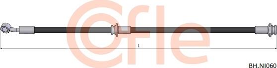Cofle 92.BH.NI060 - Bremžu šļūtene ps1.lv