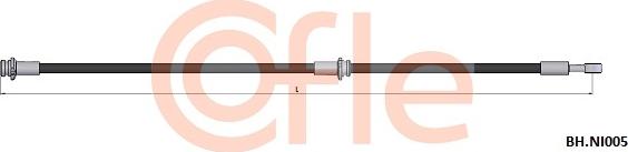 Cofle 92.BH.NI005 - Bremžu šļūtene ps1.lv