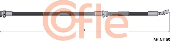 Cofle 92.BH.NI105 - Bremžu šļūtene ps1.lv
