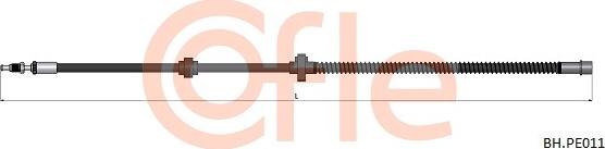 Cofle 92.BH.PE011 - Bremžu šļūtene ps1.lv