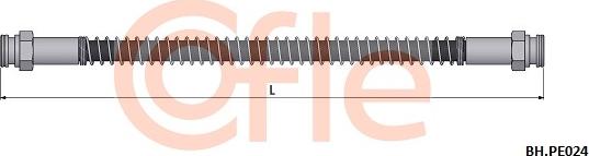 Cofle 92.BH.PE024 - Bremžu šļūtene ps1.lv