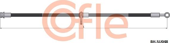Cofle 92.BH.SU048 - Bremžu šļūtene ps1.lv