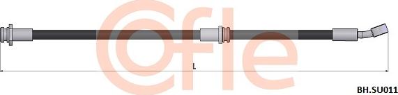 Cofle 92.BH.SU011 - Bremžu šļūtene ps1.lv