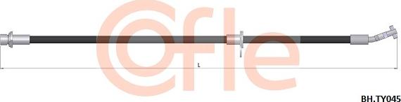 Cofle 92.BH.TY045 - Bremžu šļūtene ps1.lv
