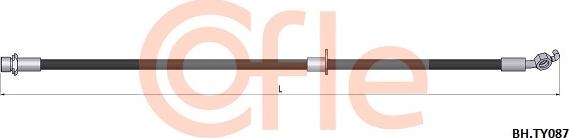 Cofle 92.BH.TY087 - Bremžu šļūtene ps1.lv