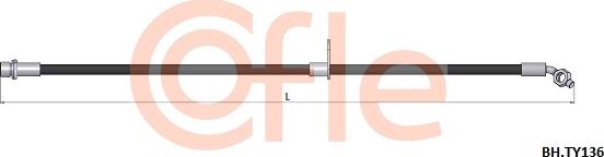 Cofle 92.BH.TY136 - Bremžu šļūtene ps1.lv