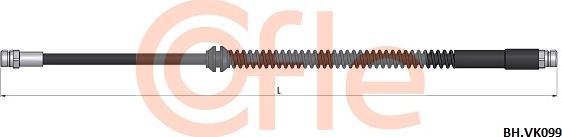 Cofle 92.BH.VK099 - Bremžu šļūtene ps1.lv