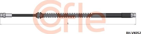 Cofle 92.BH.VK052 - Bremžu šļūtene ps1.lv